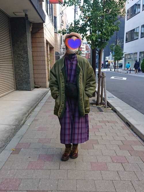 Madokin フェリシモのシャツワンピースを使ったコーディネート Wear