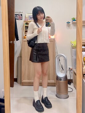 「SAMO ONDOH（セイモオンド）のアイテム」を使った、cha buさん（レディース・157cm）の春コーディネート