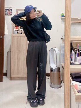 「SAMO ONDOH（セイモオンド）のアイテム」を使った、cha buさん（レディース・157cm）の冬コーディネート