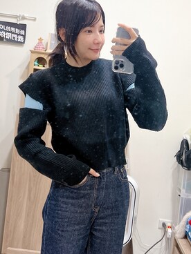 「SAMO ONDOH（セイモオンド）のアイテム」を使った、cha buさん（レディース・157cm）の冬コーディネート