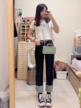 「SAMO ONDOH（セイモオンド）のアイテム」を使った、cha buさん（レディース・157cm）の夏コーディネート