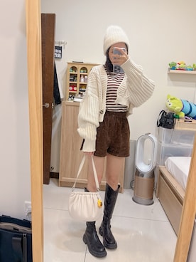 cha buさん(レディース・157cm)の冬コーディネート