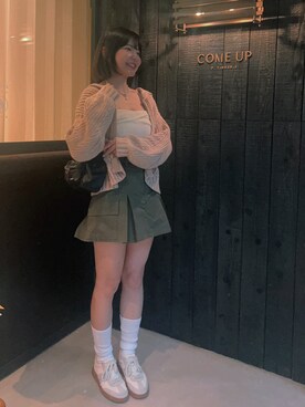 「SAMO ONDOH（セイモオンド）のアイテム」を使った、cha buさん（レディース・157cm）の春コーディネート