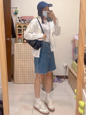 「SAMO ONDOH（セイモオンド）のアイテム」を使った、cha buさん（レディース・157cm）の秋コーディネート