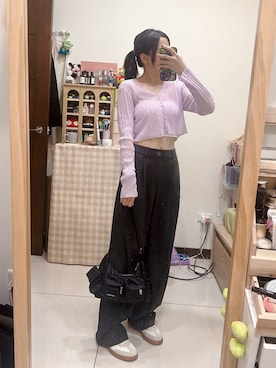 「SAMO ONDOH（セイモオンド）のアイテム」を使った、cha buさん（レディース・157cm）の秋コーディネート