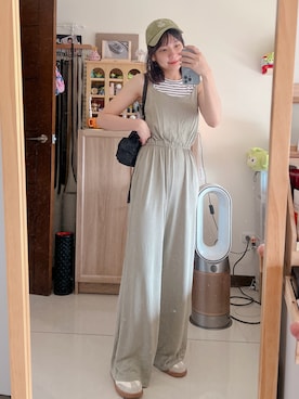 「SAMO ONDOH（セイモオンド）のアイテム」を使った、cha buさん（レディース・157cm）の夏コーディネート