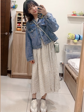 「SAMO ONDOH（セイモオンド）のアイテム」を使った、cha buさん（レディース・157cm）の秋コーディネート