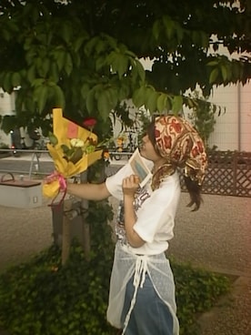 「DAISY（デイジー）のアイテム」を使った、runさん（レディース・162cm）の夏コーディネート