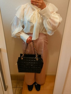 「JILL STUART（ジルスチュアート）のアイテム」を使った、ショコラさん（レディース・152cm）の春コーディネート