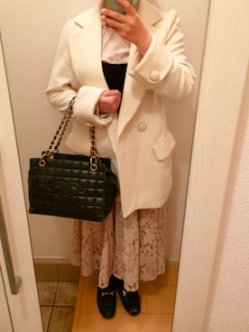 「Apuweiser-riche（アプワイザーリッシェ）のアイテム」を使った、ショコラさん（レディース・152cm）の春コーディネート