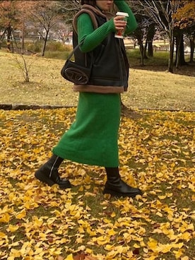 kzhさん（レディース・159cm）の秋コーディネート