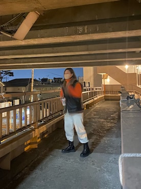 kzhさん（レディース・159cm）の冬コーディネート