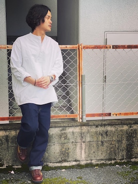 「アイテム（その他）」を使った、TAKAHIROさん（メンズ・172cm）の秋コーディネート