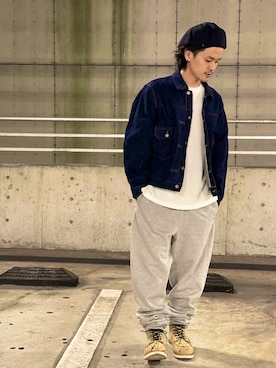 「リラックスコーデ」｜「アイテム（その他）」を使った、TAKAHIROさん（メンズ・172cm）の秋コーディネート