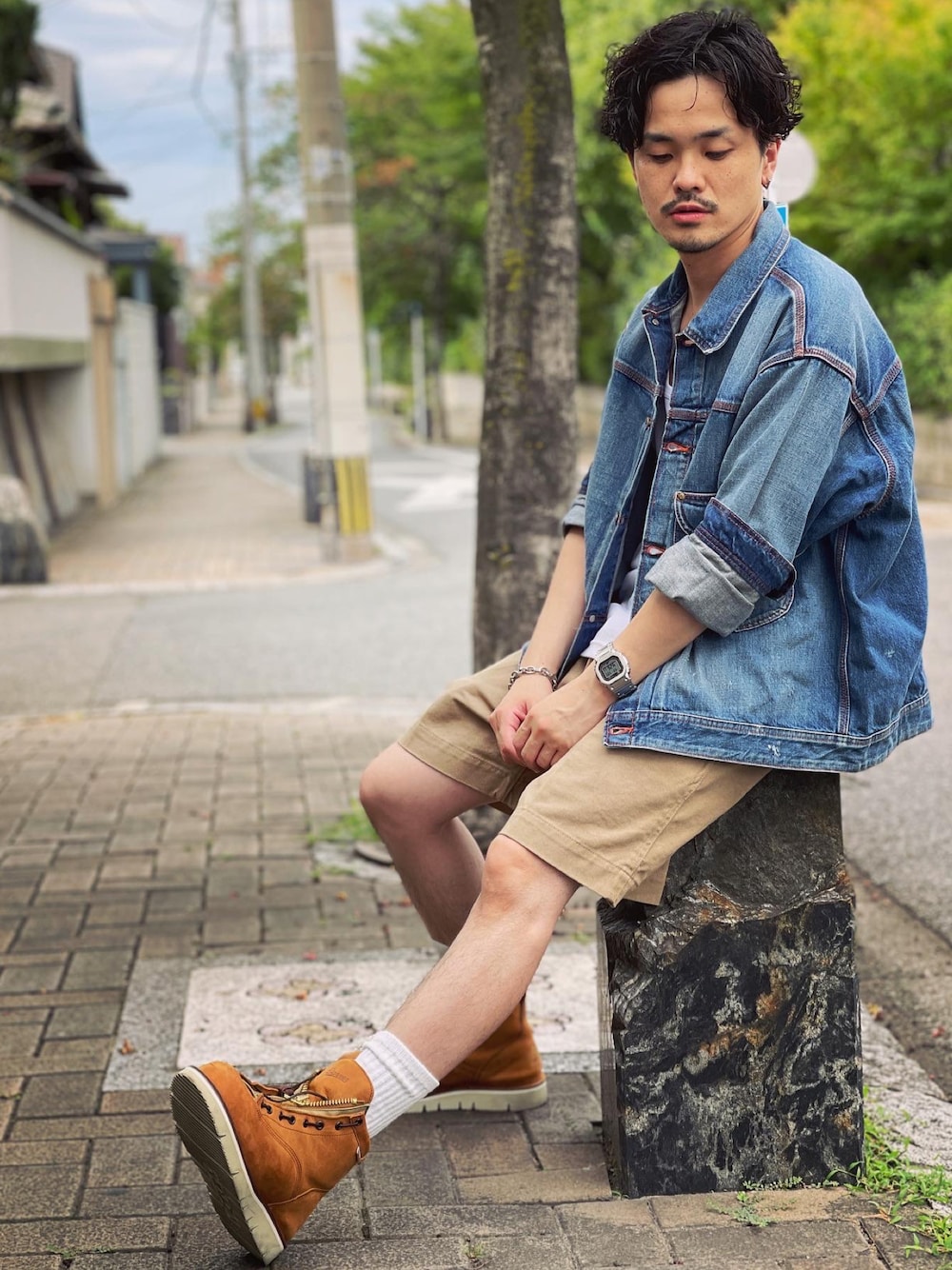 Saint Laurent Paris デニムジャケット タカヒロ着用 TAKAHIRO｜Leeの