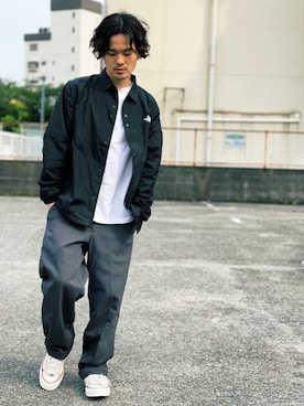 「アイテム（ブルゾン）」を使った、TAKAHIROさん（メンズ・172cm）の夏コーディネート
