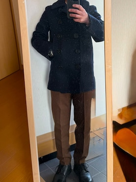 「アイテム（ドレスシューズ）」を使った、クリフジさん（メンズ・163cm）の冬コーディネート