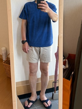 「アイテム（腕時計）」を使った、クリフジさん（メンズ・163cm）の夏コーディネート