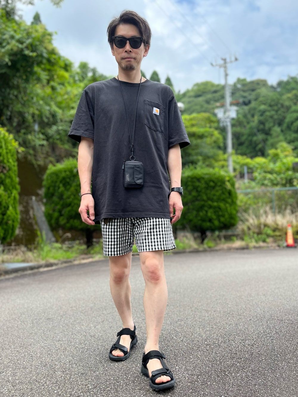 ヤザワ｜Ray-Banのサングラスを使った夏コーディネート - WEAR