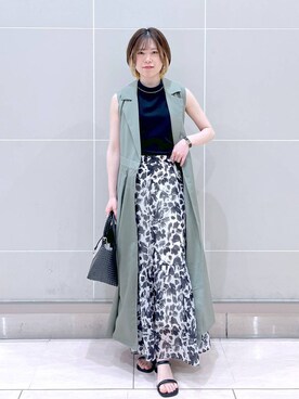 「アイテム（ワンピース/ドレス）」を使った、Eriさん（レディース・158cm・30代）の春コーディネート