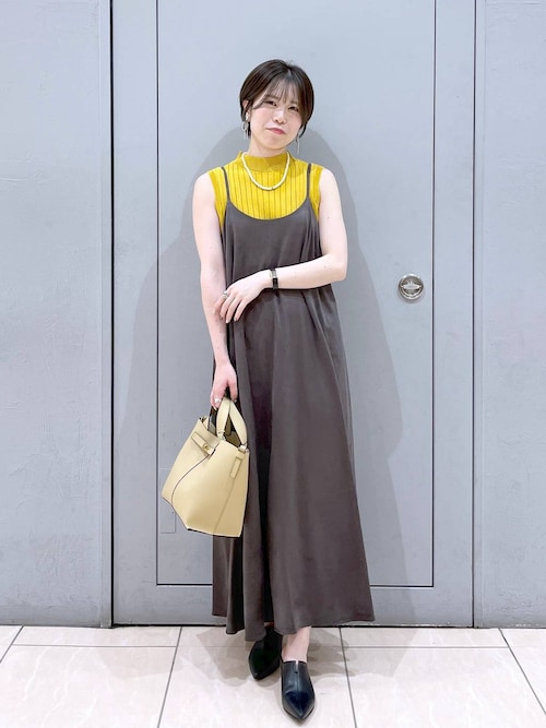 【Andemiu】スウェードキャミワンピース Andemiu｜スウェードキャミワンピース | Rakuten Fashion(楽天