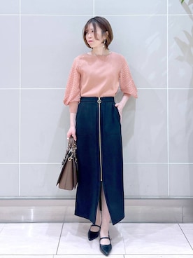 「アイテム（イヤリング）」を使った、Eriさん（レディース・158cm・30代）の春コーディネート