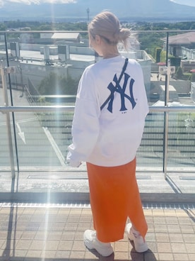 「アイテム（スカート）」を使った、m..さん（レディース・156cm）の春コーディネート