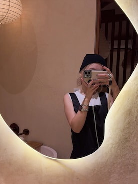 「アイテム（つなぎ/オールインワン）」を使った、m..さん（レディース・157cm）の秋コーディネート