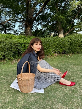 「menui（メヌイ）のアイテム」を使った、RYOKOさん（レディース・153cm）の春コーディネート