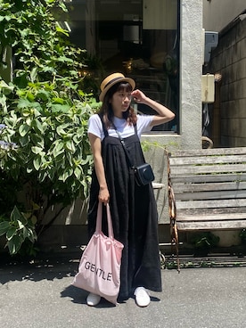 「Libra Cue（リブラ キュー）のアイテム（シューズ）」を使った、RYOKOさん（レディース・153cm）の夏コーディネート