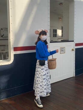 「menui（メヌイ）のアイテム」を使った、RYOKOさん（レディース・153cm）の春コーディネート