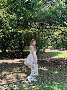 「Rouje（ルージュ）のアイテム」を使った、RYOKOさん（レディース・153cm）の夏コーディネート