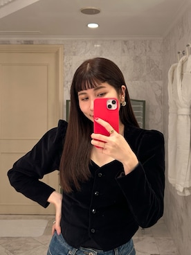 「Rouje（ルージュ）のアイテム」を使った、RYOKOさん（レディース・153cm）の冬コーディネート