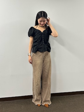 「アイテム（パンプス）」を使った、ヨシヤマ アヤカさん（レディース・160cm・20代）の夏コーディネート