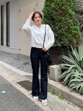 「アイテム（その他トップス）」を使った、ヨシヤマ アヤカさん（レディース・159cm・20代）の春コーディネート