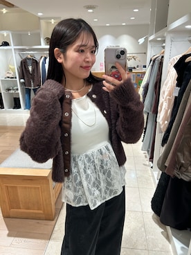 「アイテム（パンプス）」を使った、アヤカさん（レディース・160cm・20代）の冬コーディネート