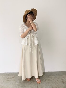 アヤカさん（レディース・159cm）の夏コーディネート