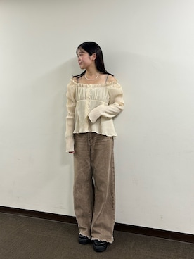 「アイテム（アクセサリー）」を使った、ヨシヤマ アヤカさん（レディース・160cm・20代）の夏コーディネート