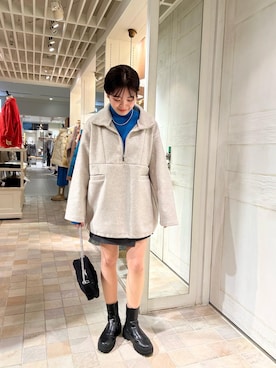 「mystic（ミスティック）のアイテム（ニット/セーター）」を使った、アヤカさん（レディース・159cm）の冬コーディネート