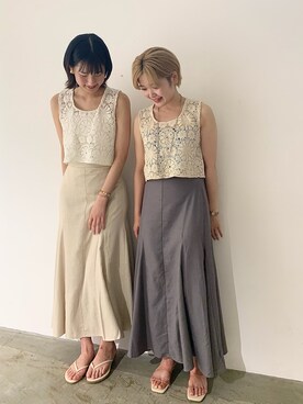 アヤカさん（レディース・159cm）の夏コーディネート