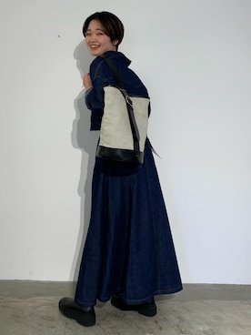 「mystic（ミスティック）のアイテム（ブルゾン）」を使った、ヨシヤマ アヤカさん（レディース・159cm）の冬コーディネート