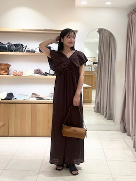 「アイテム（ハンドバッグ）」を使った、ヨシヤマ アヤカさん（レディース・160cm・20代）の夏コーディネート