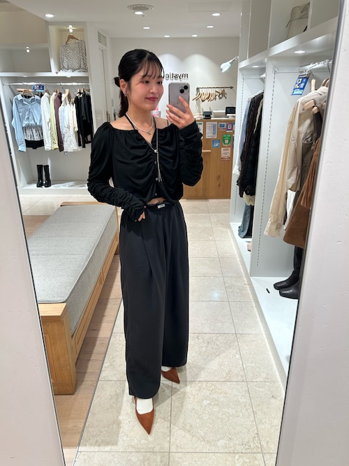 万能インナー/嬉しい6色展開】パット付きショートキャミソール2