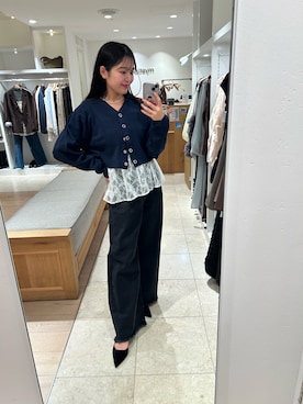 「アイテム（パンプス）」を使った、アヤカさん（レディース・160cm・20代）の冬コーディネート