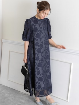 「アイテム（ドレス）」を使った、PREFERIR_webさん（レディース・160cm）の秋コーディネート