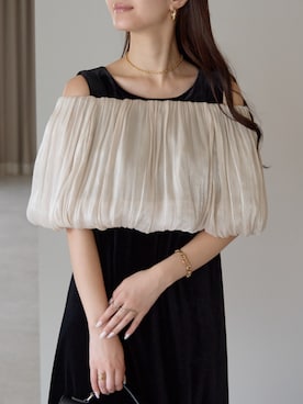 「アイテム（ドレス）」を使った、PREFERIR_webさん（レディース・162cm）の秋コーディネート