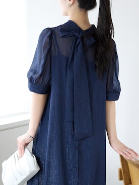 「アイテム（ドレス）」を使った、PREFERIR_webさん（レディース・162cm）の秋コーディネート