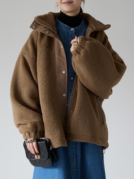 「アイテム（シャツワンピース）」を使った、PREFERIR_webさん（レディース・162cm）の秋コーディネート