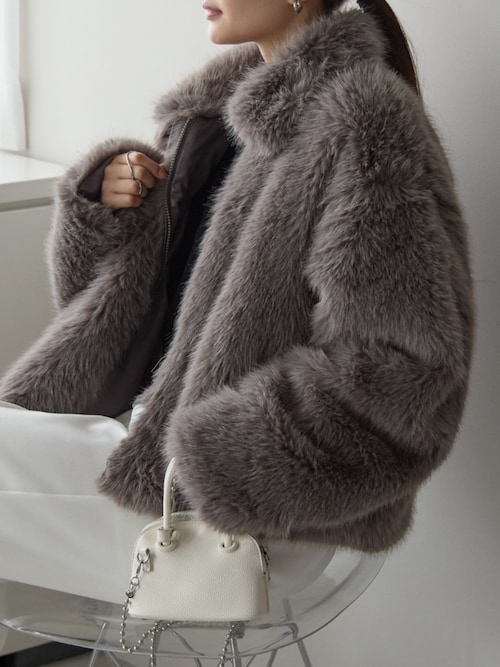 セール】ファーブルゾン ショートコート（その他アウター）｜PREFERIR