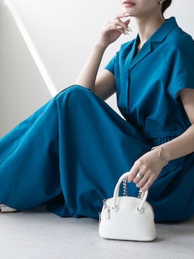 「シャツワンピ」｜PREFERIR_webさん（レディース・162cm）の夏コーディネート